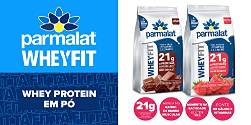 Parmalat Whey Protein Em Pó Chocolate Whey Fit 450G