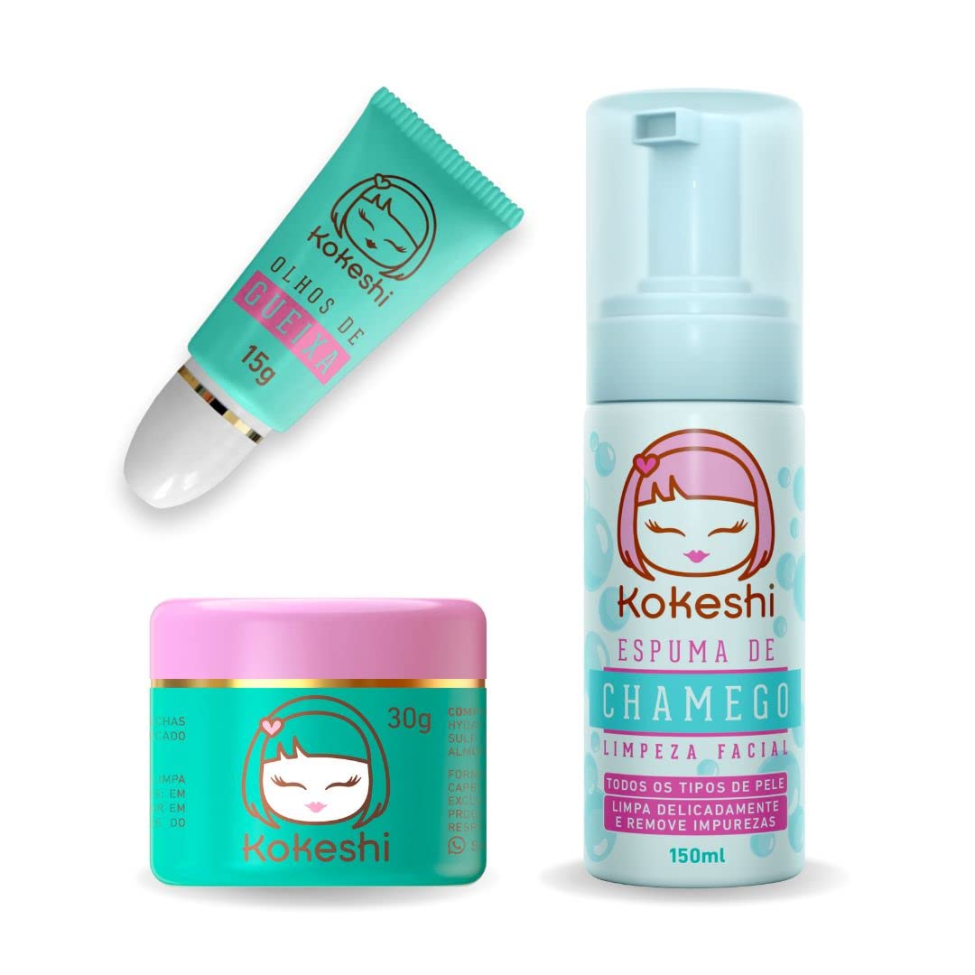 Kit Hidratação e Limpeza Facial Kokeshi