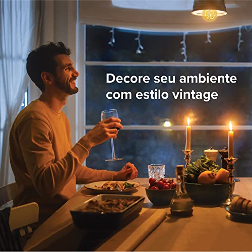 Lâmpada Inteligente Smart Lamp I2GO Vintage Wi-Fi LED Filamento I2GO - I2GO Home - Compatível com Alexa