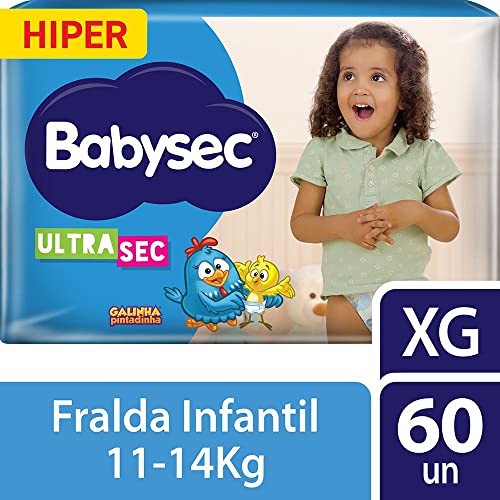 Babysec Fralda Ultrasec Galinha Pintadinha Azul Xg 60 Unidades