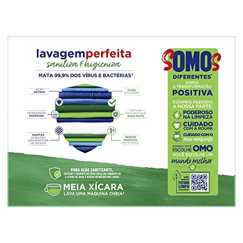 Omo Lavagem Perfeita - Sanitizante em Pó, 1.6kg