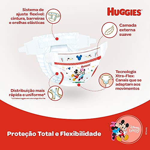 HUGGIES Fralda Supreme Care G - 160 fraldas, Cor: Vermelho