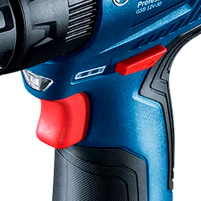 Bosch Parafusadeira Furadeira Gsb 12V-30 Brushless 12V Com 2 Baterias 1 Carregador E Maleta, Azul