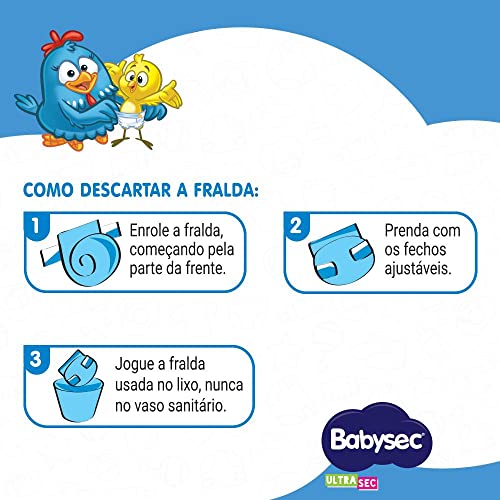 Babysec Fralda Ultrasec Galinha Pintadinha Azul Xg 60 Unidades