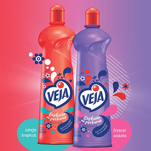 Veja Multiuso - Limpador Explosão de Perfume Frescor Violeta, 500ml