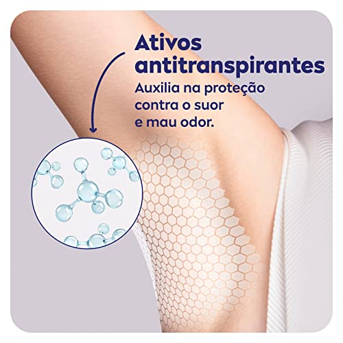 NIVEA Desodorante Antitranspirante Aerossol Dry Comfort 200ml - Proteção eficaz de 48 horas contra suor e mau odor, com 2x mais ativos hidratantes, garantindo axilas secas e saudáveis