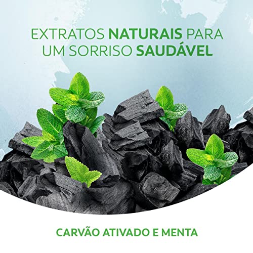 Creme Dental Colgate Natural Extracts Carvão Ativado e Menta 3 unid 90g