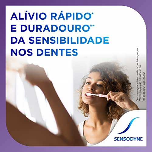 Sensodyne Creme Dental Rápido Alívio e Proteção Duradoura para Dentes e Gengivais Sensíveis, Leve 3 unidades e Pague 2, 50g cada
