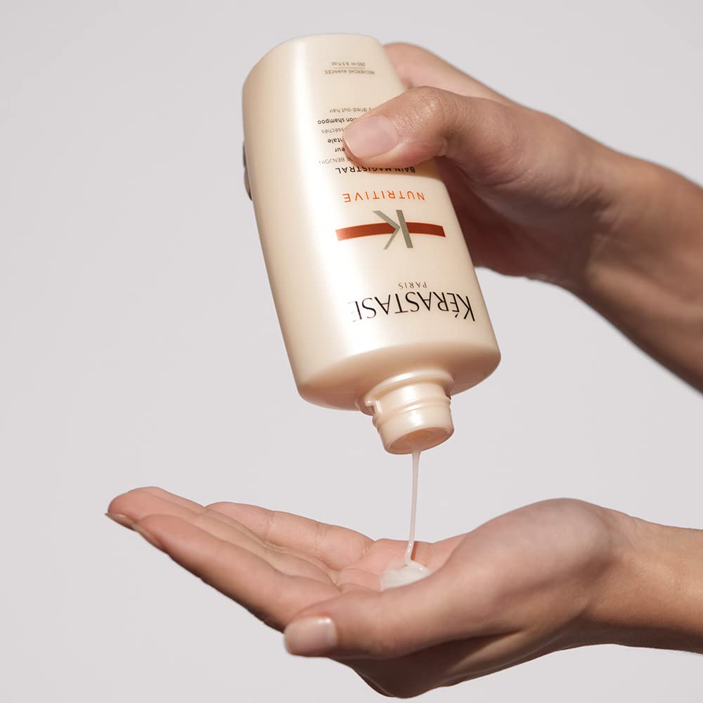 Kérastase Shampoo Nutritive Bain Magistral, Cabelos ressecados, Nutrição, Complexo Irisome, Resina de Benjoim, Ceramidas, 250 ml