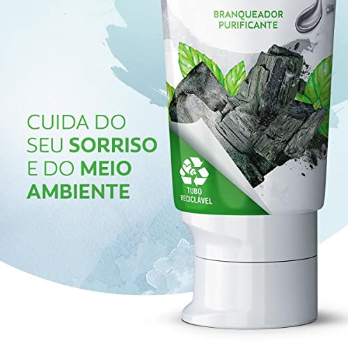Creme Dental Colgate Natural Extracts Carvão Ativado e Menta 3 unid 90g