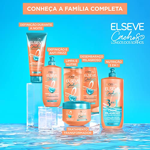 ELSÉVE Creme Noturno Anti-Travesseiro Elseve Cachos Longos Dos Sonhos 200Ml