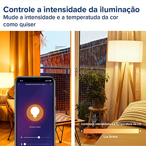 Lâmpada Inteligente Smart Lamp I2GO Vintage Wi-Fi LED Filamento I2GO - I2GO Home - Compatível com Alexa