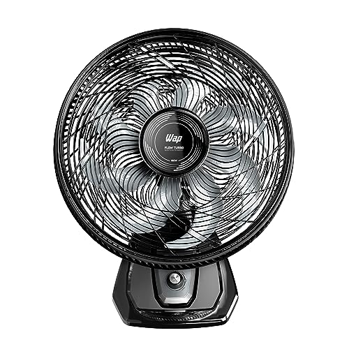 WAP FLOW TURBO Ventilador 2 em 1 Mesa e Parede 180W 50 cm 8 Pás Potente Silencioso e Econômico com 3 Velocidades 220V