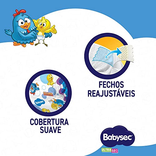Babysec Fralda Ultrasec Galinha Pintadinha Azul Xg 60 Unidades