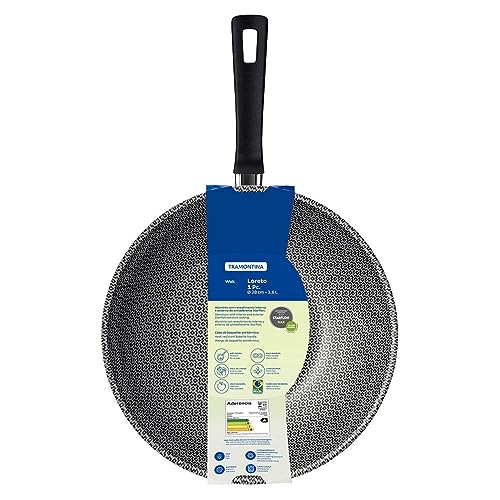 Wok Tramontina Loreto em Alumínio com Revestimento Interno e Externo Antiaderente Starflon Max Vermelho 28 cm 3,6 L