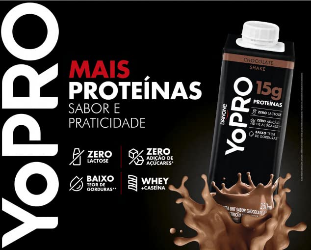YoPRO Bebida Láctea UHT Chocolate 15g de proteínas 250ml