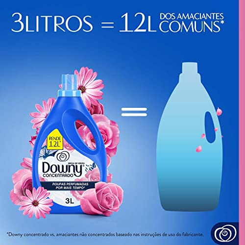 Downy Brisa de Verão - Amaciante Concentrado, 3L