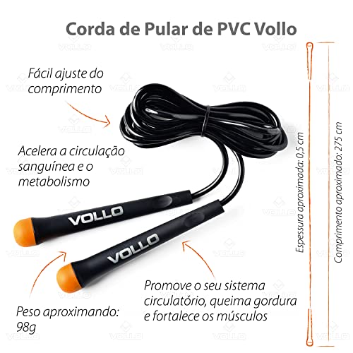 Corda de Pular de PVC 275 x 0.5 cm Vollo Sports