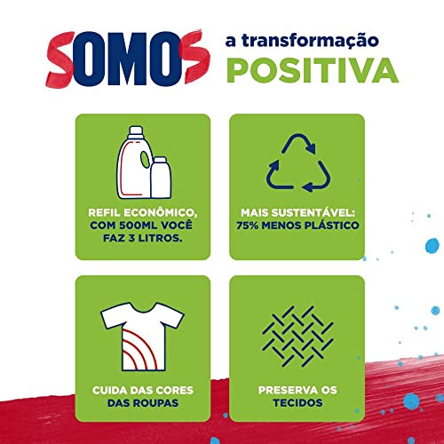 Omo Lavagem Perfeita Para Diluir - Sabão Liquido Concentrado, 500ml