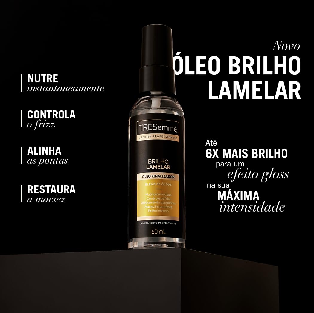 TRESEMMÉ Óleo Finalizador Tresemmé Brilho Lamelar Frasco 60Ml
