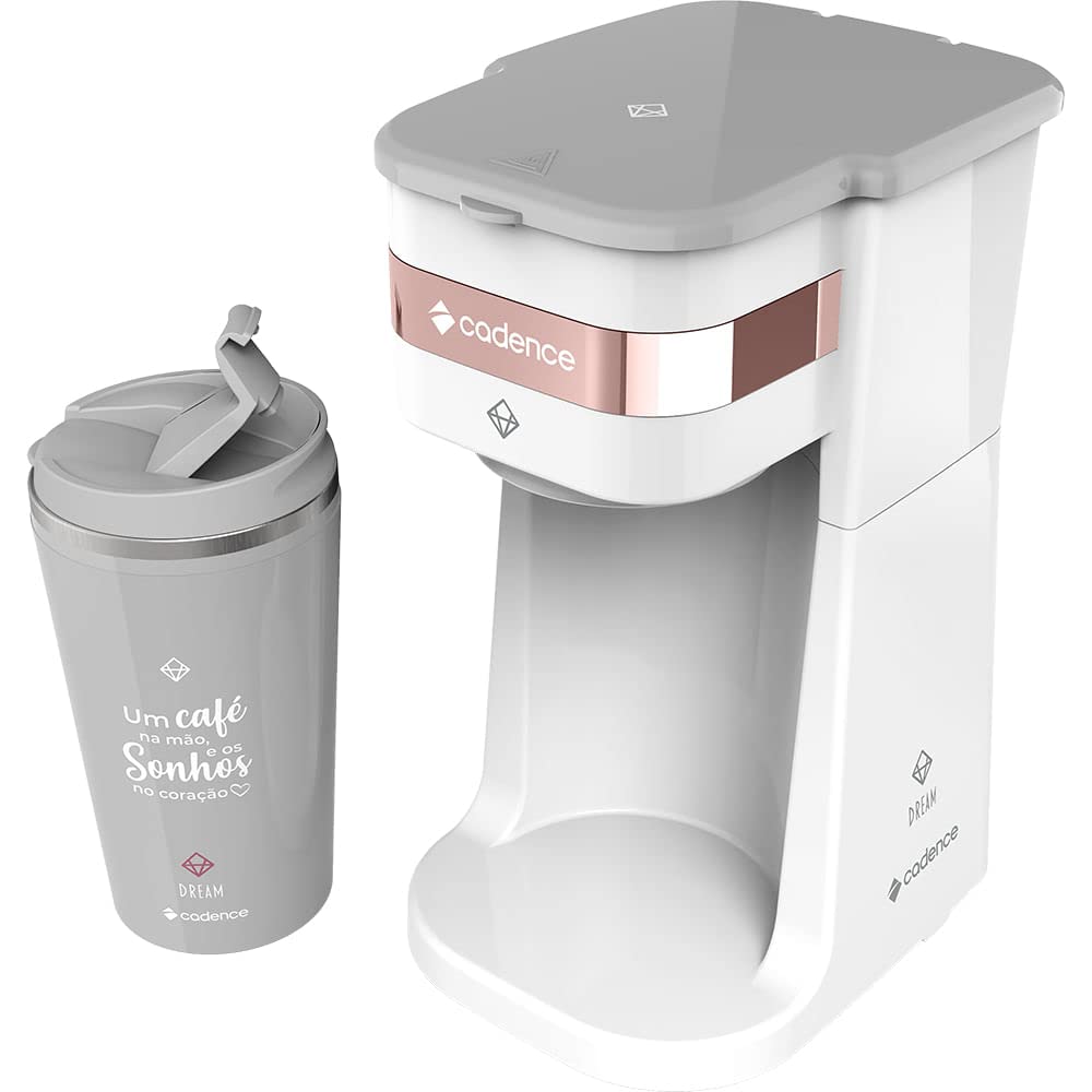 Cafeteira Elétrica Cadence Dream Rosé Gold com Copo Térmico - 127V
