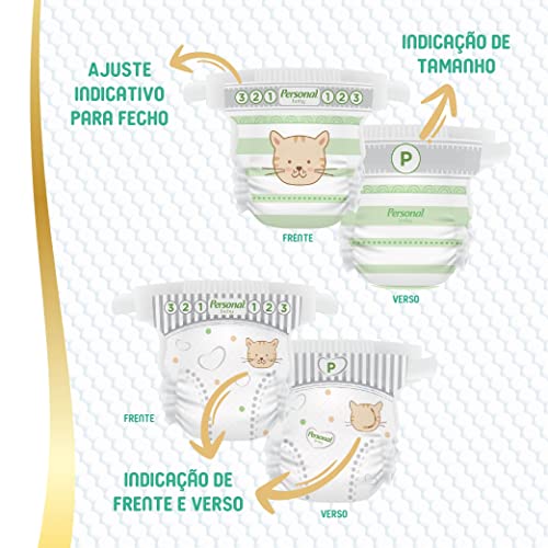 Fralda Personal Baby Premium Protection P com 40 unidades