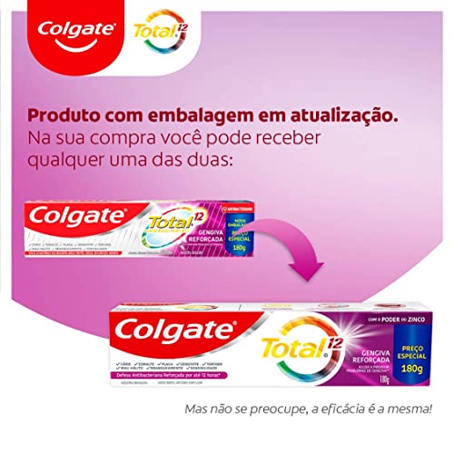 Colgate Creme Dental Total 12 Gengiva Reforçada 180G