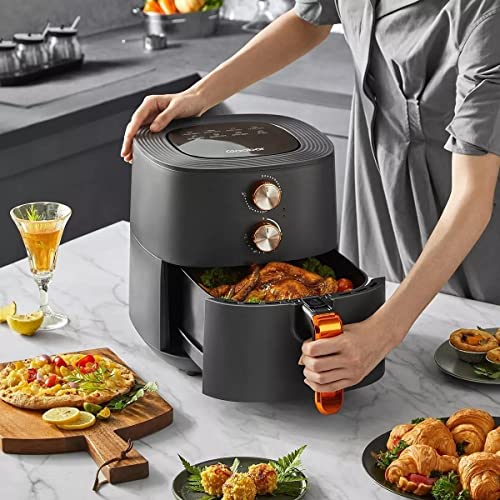 Fritadeira Elétrica Air Fryer 6l Gaabor 1400w Jumbo Tamanho Família 127v