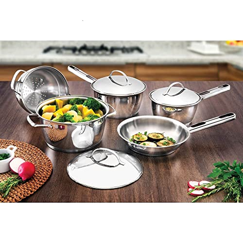 Jogo de Panelas com Fundo Triplo 5 Peças Tramontina Inox