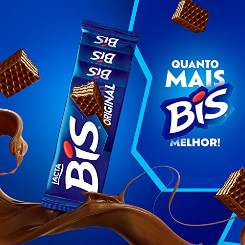 Lacta - Chocolate Bis ao leite, 126g