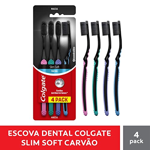 Escova de Dente Colgate Slim Soft 4 unidades