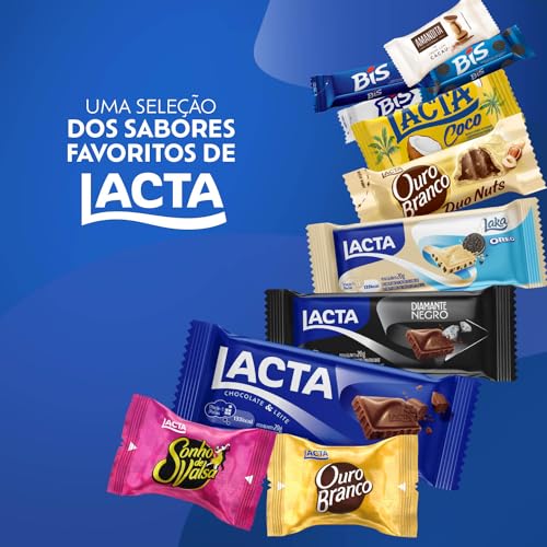 Lacta Favoritos - Caixa de variedades chocolates, 250,6g