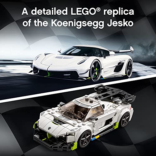 76900 LEGO® Speed Champions Koenigsegg Jesko; Kit de Construção (280 peças)