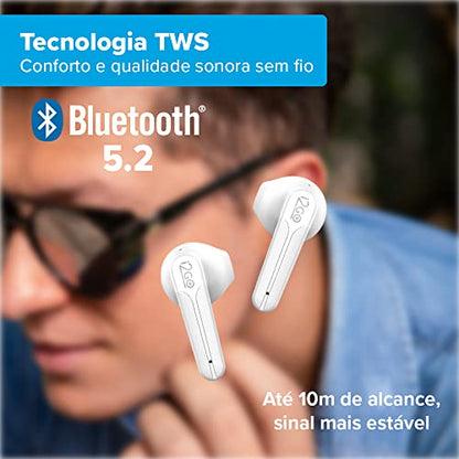 Fone de Ouvido Bluetooth Sem Fio TWS Air Sound Go 2.0 i2GO com Estojo De Carregamento - i2GO Plus