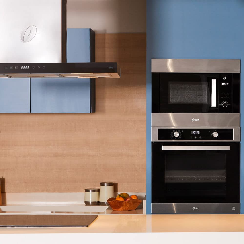 Forno de Embutir Oster Semi Digital, Elétrico, 74L, Black Inox, 220V, OFOR7491