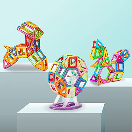 Brastoy Blocos De Montar Magnético Brinquedo Educativo Infantil (120 Peças)