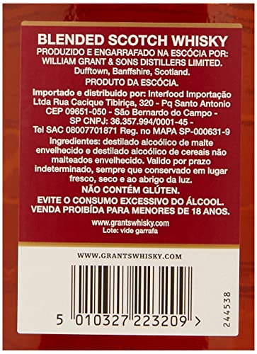 Whisky Grants 8 Years 1000 Ml