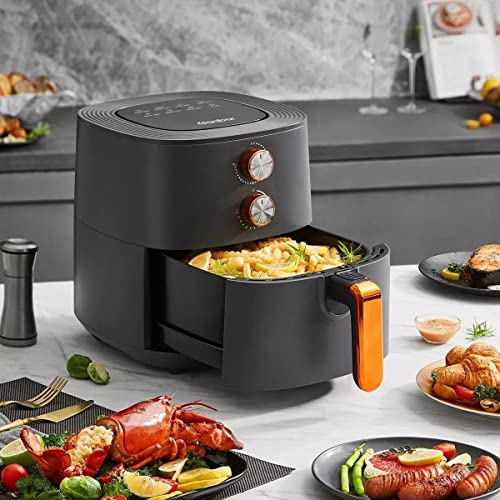 Fritadeira Elétrica Air Fryer 6l Gaabor 1400w Jumbo Tamanho Família 127v