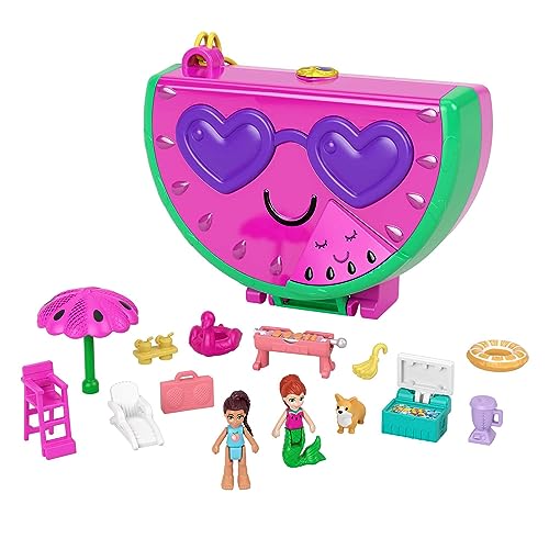 Polly Pocket Conjunto de Brinquedo Estojo Festa da Melancia