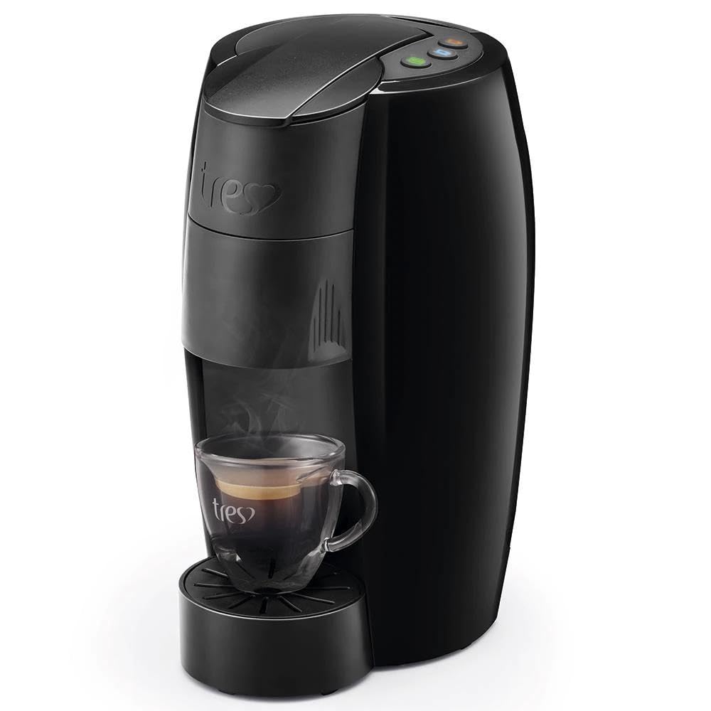 Cafeteira Espresso LOV Preta Automática 220V - TRES 3 Corações