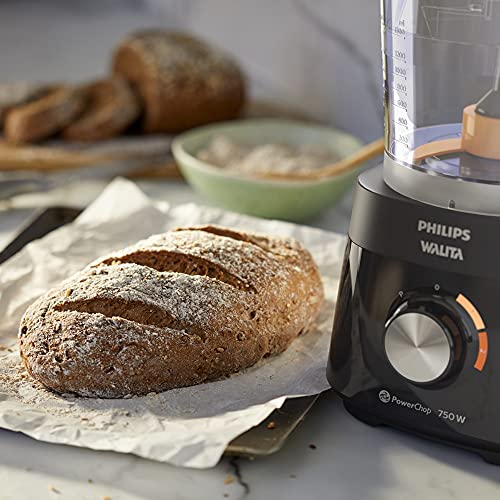 Multiprocessador PowerChop 600 Plus, Philips Walita, 4 em 1, Preto 600W, 110v - RI7300/93