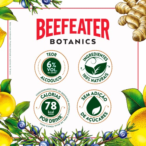 Beefeater Botanics Limão & Gengibre – 750 ml