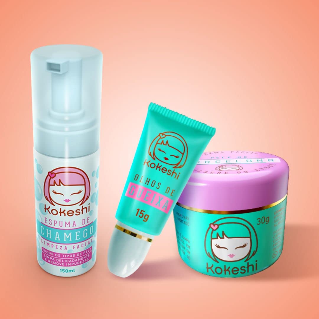 Kit Hidratação e Limpeza Facial Kokeshi