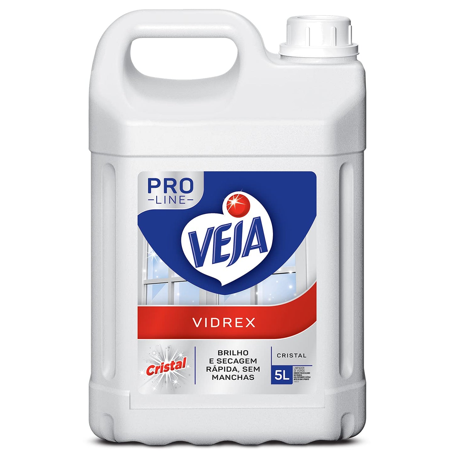 Veja Limpa Vidros Vidrex Cristal Pro Line 5L