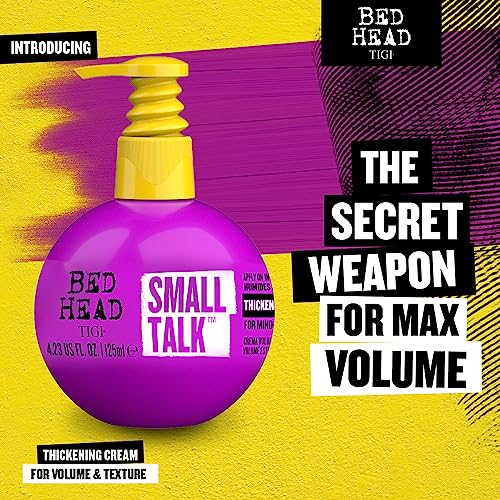 Tigi Bed Head by Tigi Small Talk Creme de penteado volumizador para cabelo fino, 125 ml,Roxo,0.125 kilograms,1.0 Unidade