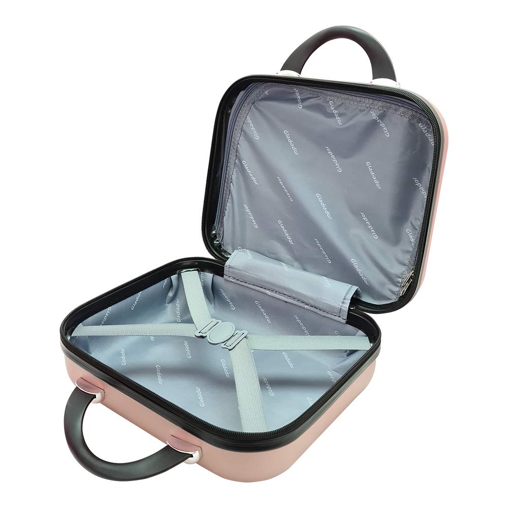 Frasqueira Rígida em ABS - Gladiador FRAC1 Rose Gold