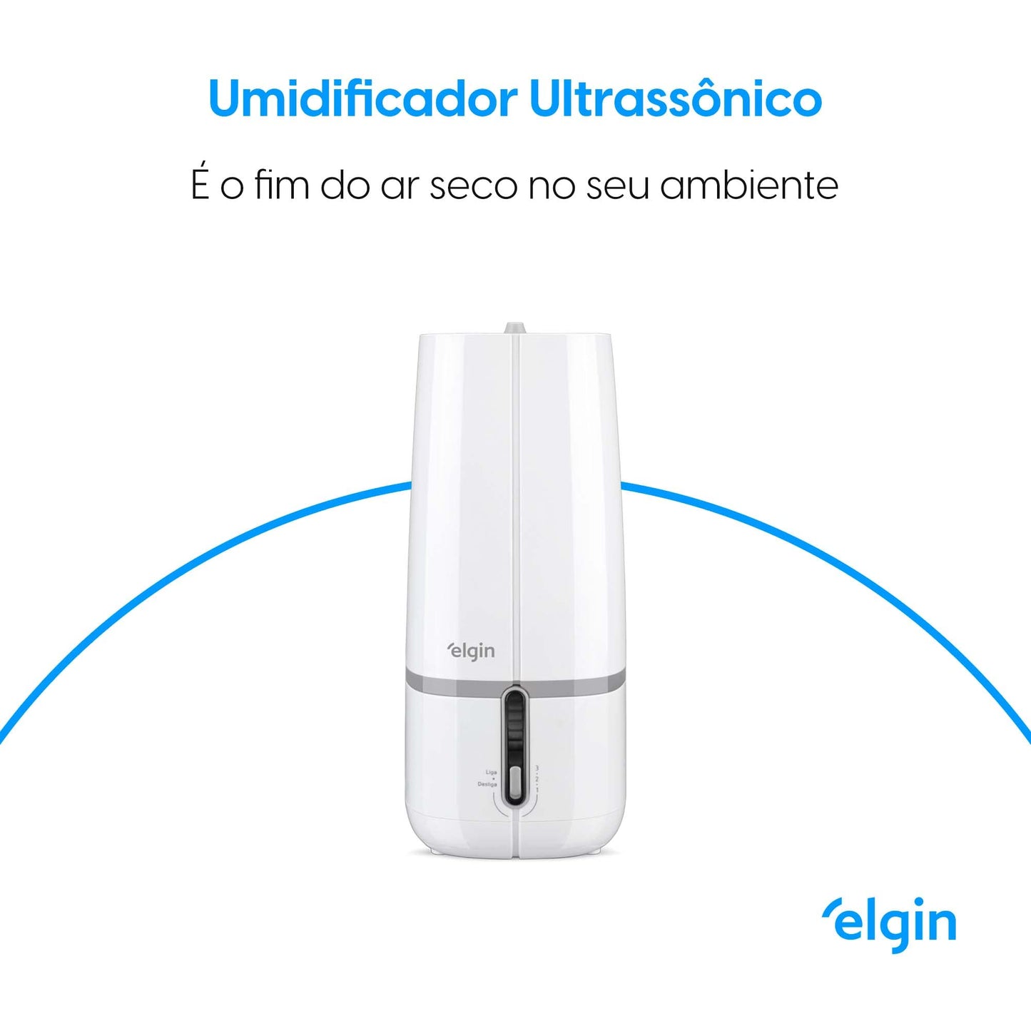 Umidificador, Elgin, Unz, 2 Litros, Bivolt, Branco
