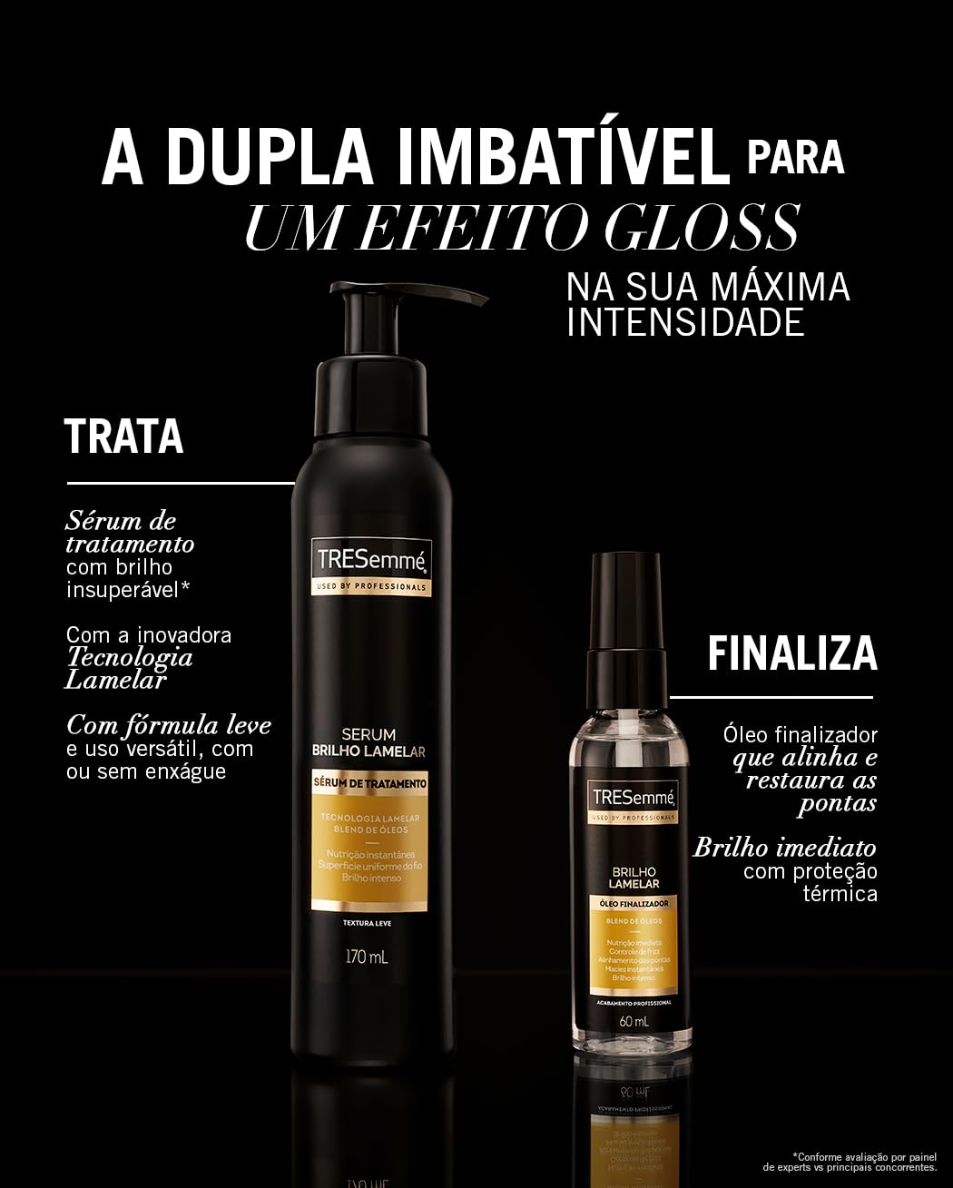 TRESEMMÉ Óleo Finalizador Tresemmé Brilho Lamelar Frasco 60Ml