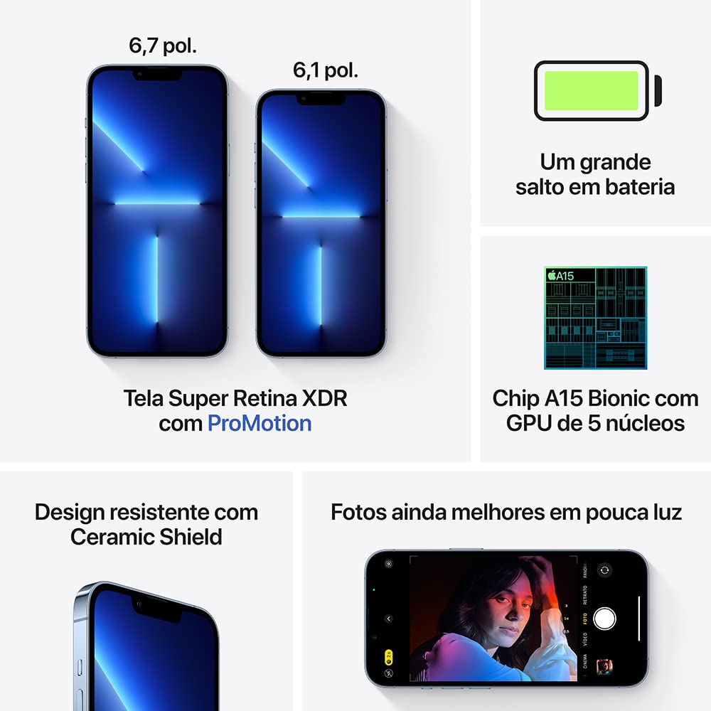 Apple iPhone 13 Pro (256 GB) - Azul Sierra