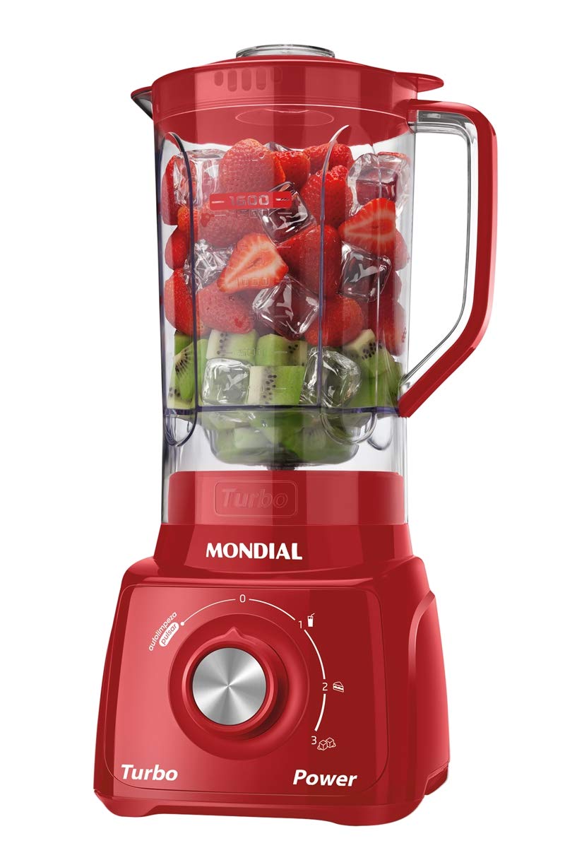 Conjunto Mondial, Liquidificador + Batedeira + Espremedor, 110V - KT-105-R